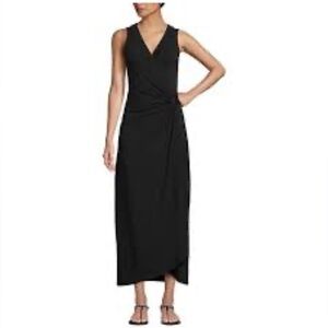 Lands end NWT sleeveless tulip hem large maxi dress